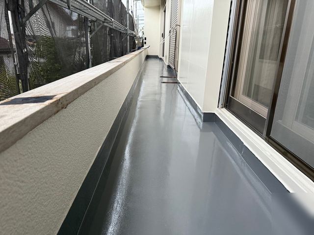 鎌倉市　Oアパートのウレタン防水
